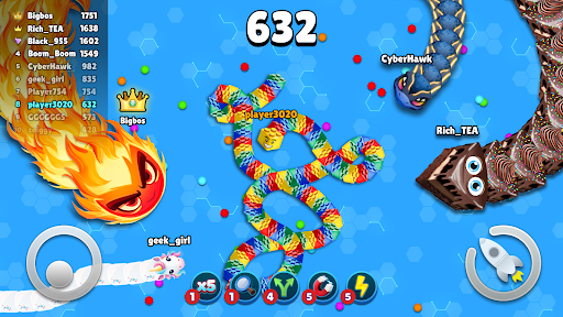 Snakes Zone .io: Battle Arena ekran görüntüsü