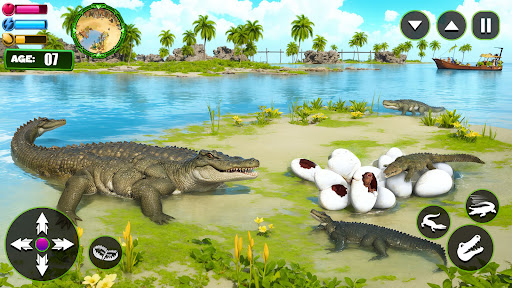 Angry Alligator Attack Sim 3D ekran görüntüsü