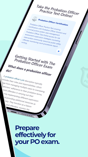 Probation Officer Test ekran görüntüsü