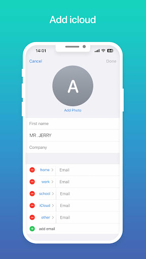 Contacts Phone: Simple & Clean ekran görüntüsü