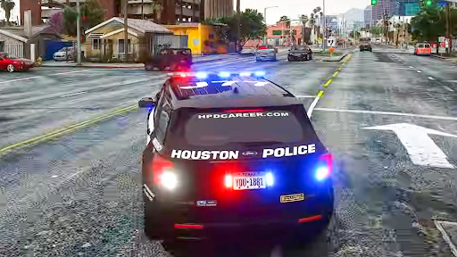 Police Simulator Police Car 3D ekran görüntüsü