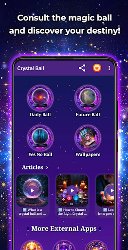 Magic Crystal Ball Divination ekran görüntüsü