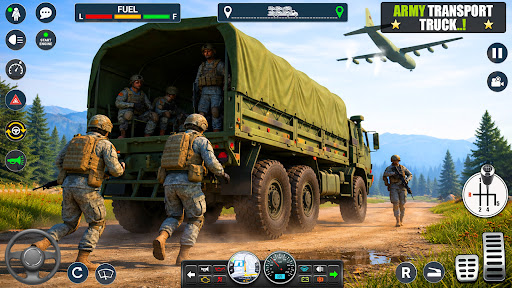 Army Vehicle Transport Games ekran görüntüsü