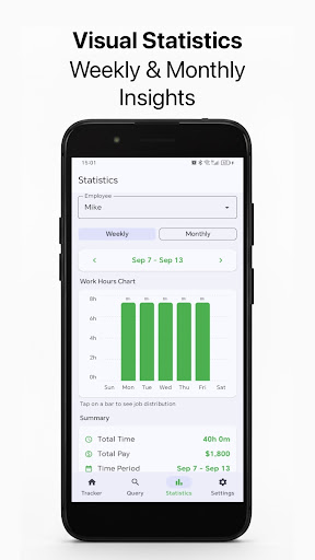 WorkLog - Hours Tracker ekran görüntüsü