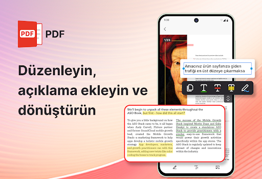 Belge Okuyucu PDF Düzenleyici ekran görüntüsü