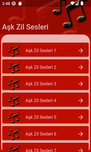 Aşk ve Romantik Zil Sesleri ekran görüntüsü