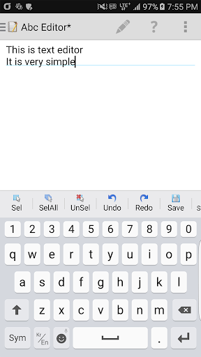 My Text Editor ekran görüntüsü