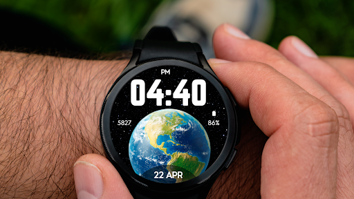 EarthSpace Digital Watch Face ekran görüntüsü