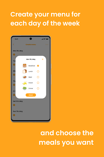 Bite plan: Weekly menu planner ekran görüntüsü