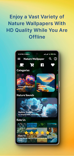 Nature Wallpaper HD Offline ekran görüntüsü