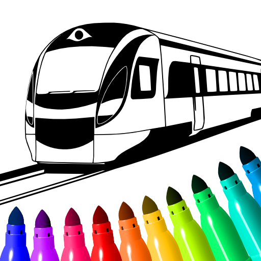Tren Oyunu: Boyama Kitabı