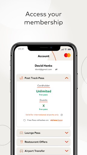 Mastercard Travel Experiences ekran görüntüsü
