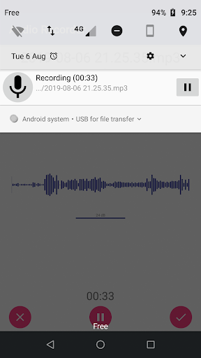 Audio Recorder Mp3 Dictaphone ekran görüntüsü