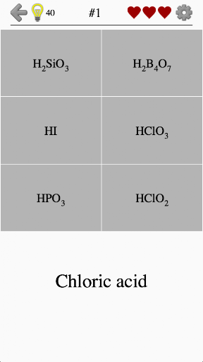 Inorganic Acids, Ions & Salts ekran görüntüsü