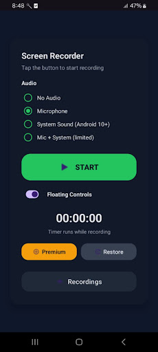 CaptureX Screen Recorder ekran görüntüsü