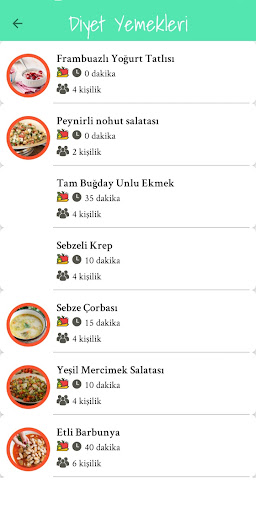 Diyet Yemek Tarifleri ekran görüntüsü
