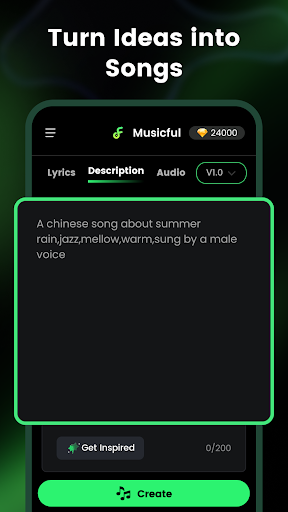 AI Song & Music Maker-Musicful ekran görüntüsü