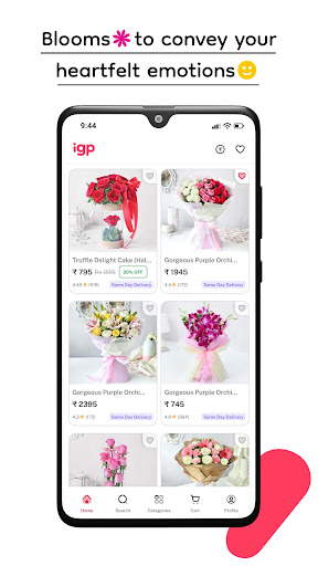 IGP: Flowers, Cakes, Gifts App ekran görüntüsü