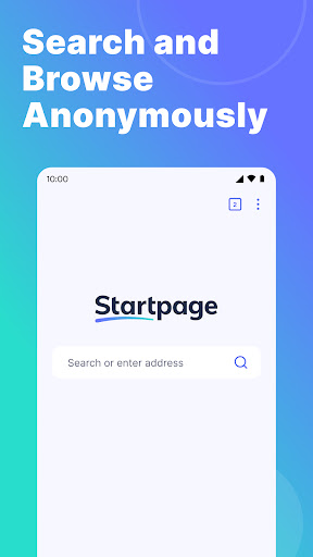 Startpage ekran görüntüsü