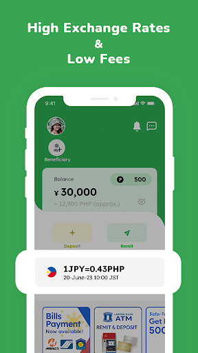 Smiles Mobile Remittance ekran görüntüsü