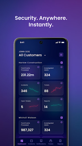Xcitium Mobile SOC ekran görüntüsü