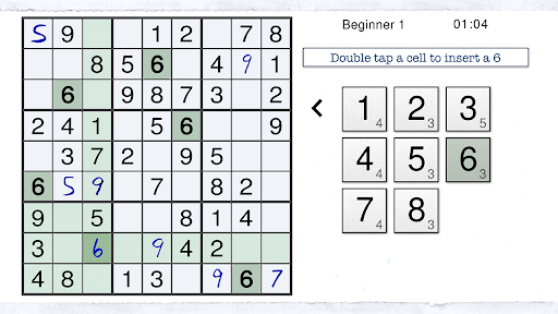 Simply, Sudoku ekran görüntüsü