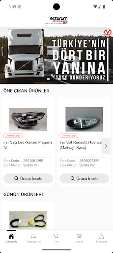 Erzurum Oto Yedek Parça ekran görüntüsü