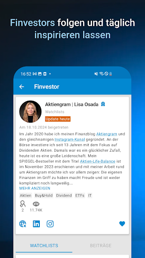 Finanzen100 - Börse & Aktien ekran görüntüsü