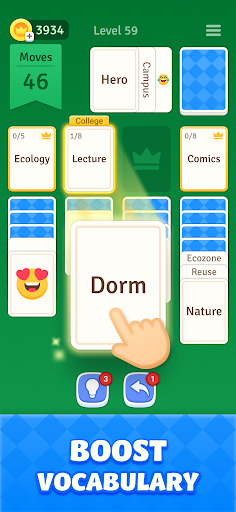 Solitaire Associations Journey ekran görüntüsü
