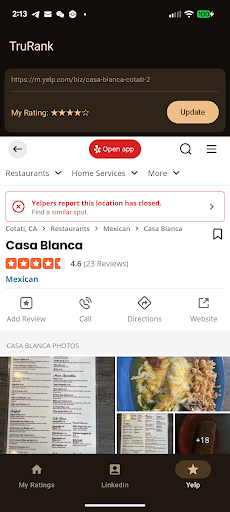 TruRank Mobile ekran görüntüsü