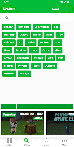 Addons for Minecraft PE ekran görüntüsü