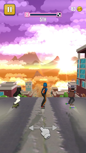 Faily Skater Street Racer ekran görüntüsü