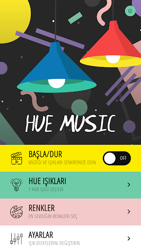 Hue müzik disko partisi ekran görüntüsü