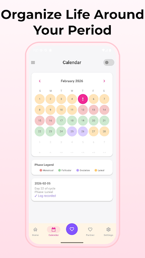 CycleSync - Period Tracker ekran görüntüsü
