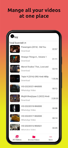 iPlay-All in One Video Player ekran görüntüsü