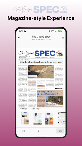 Gaspé Spec ekran görüntüsü