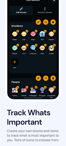 Blissful Journal, Mood Tracker ekran görüntüsü