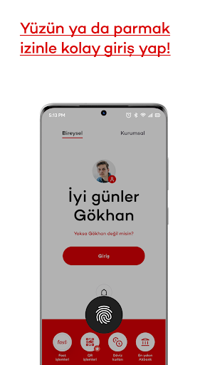 Akbank Mobil ekran görüntüsü