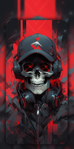 Cool Skull Wallpaper Live 4K ekran görüntüsü