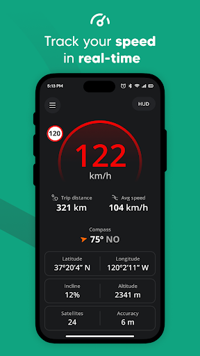 Karta Cockpit: Speedometer HUD ekran görüntüsü