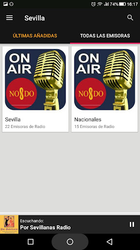 Radios de Sevilla - España ekran görüntüsü