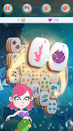 Fantasy Fish World Mahjong ekran görüntüsü