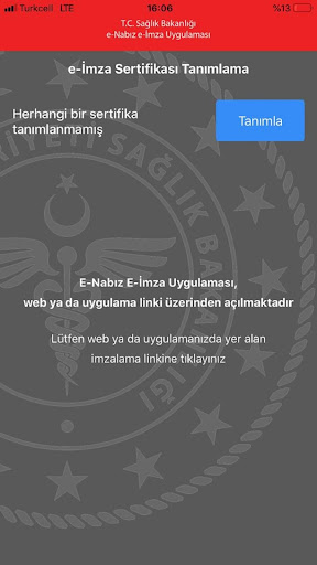 e-Nabız e-İmza ekran görüntüsü