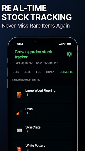 Track stock for grow a garden ekran görüntüsü