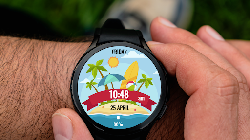 Summer Island Time Watch ekran görüntüsü