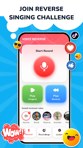 Reverse Singing: Flip Voice ekran görüntüsü
