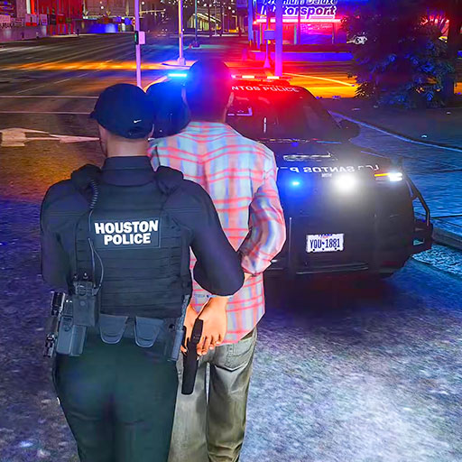 US Police Cop Car Driving 2025