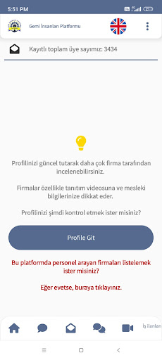 Gemi İnsanları Platformu ekran görüntüsü