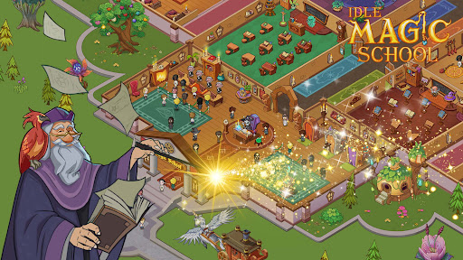 Idle Magic School ekran görüntüsü
