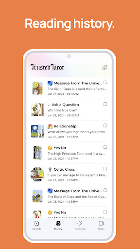 Trusted Tarot ekran görüntüsü